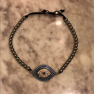Brand New Evil Eye Adjustable Bracelet.